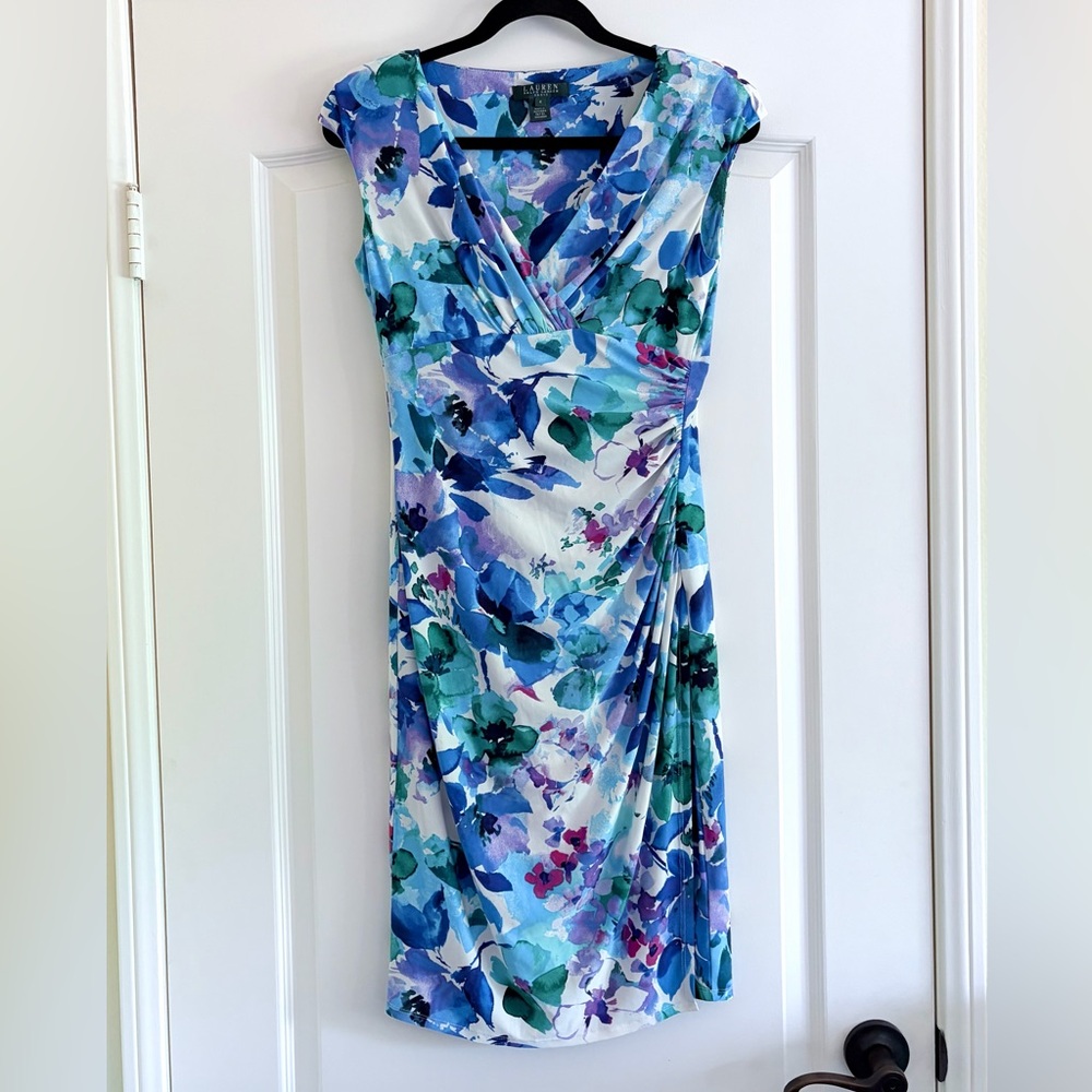 LAUREN by Ralph Lauren floral dress, size 4